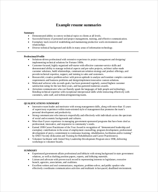 Crafting an Impactful Summary For Job Resume: Your Key to Landing Interviews