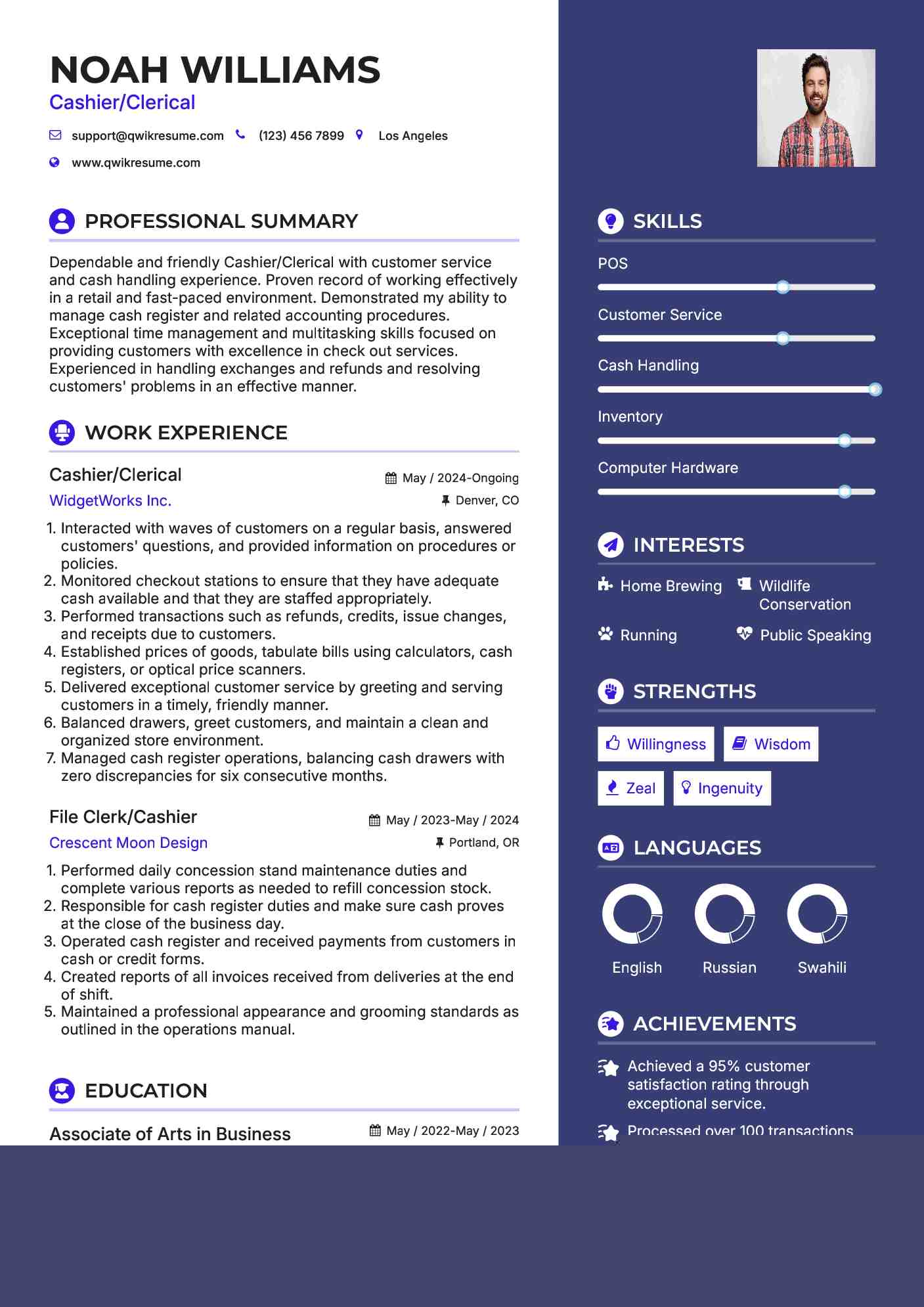 Crafting an Impactful Summary For Resume For Cashier: Tips and Examples