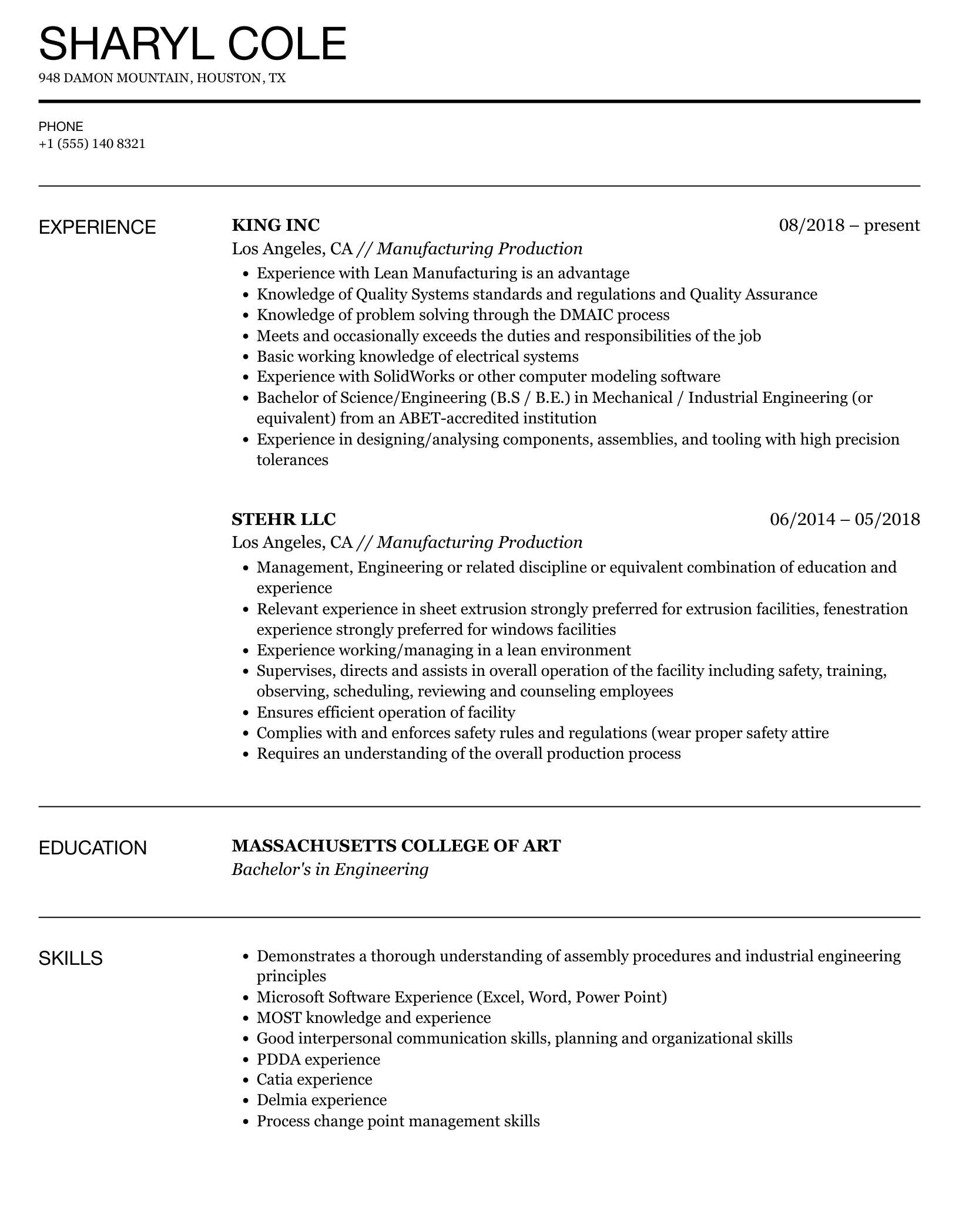Essential Guide: Crafting a Winning Summary For Resume In Manufacturing