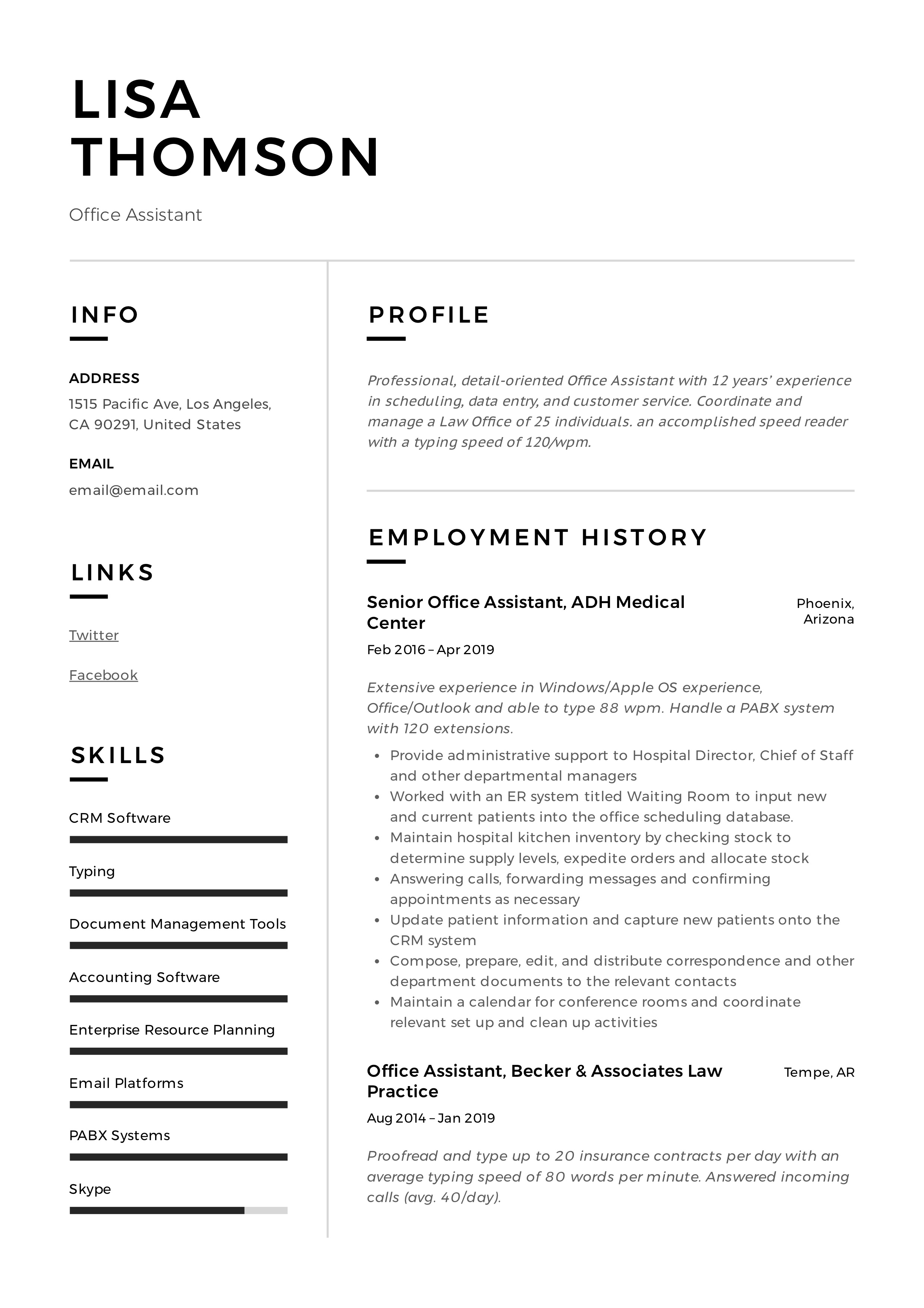 Crafting a Compelling Summary For Resume Office Assistant: Tips and Examples