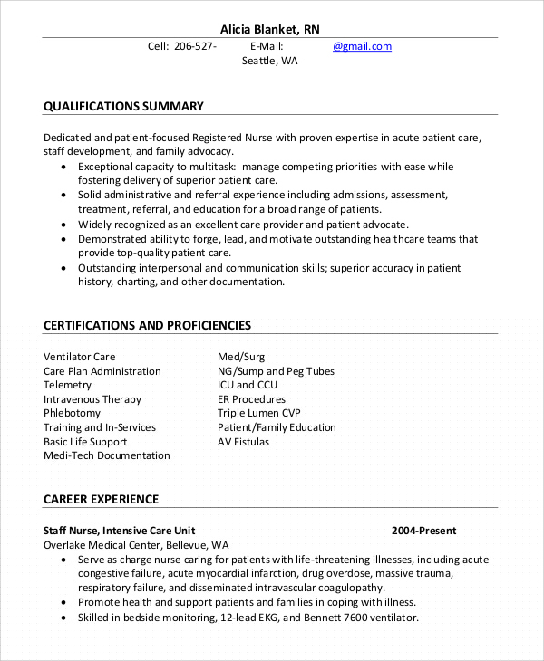 Crafting the Perfect Summary For RN Resume: Tips and Examples
