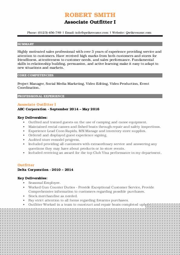 Crafting the Perfect Urban Outfitters Sales Associate Resume: Tips and Examples