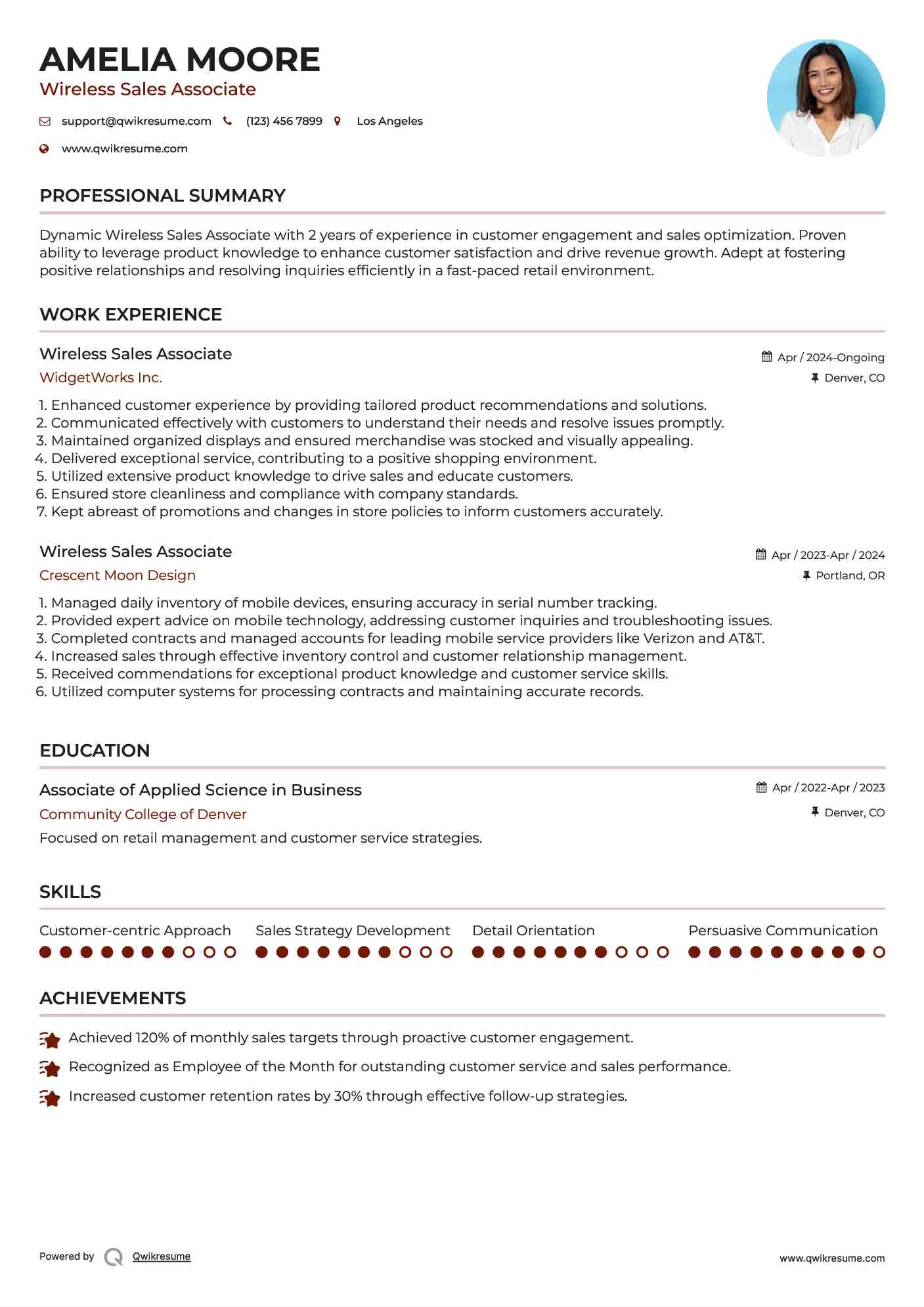 Tips for Crafting an Effective Verizon Sales Associate Resume