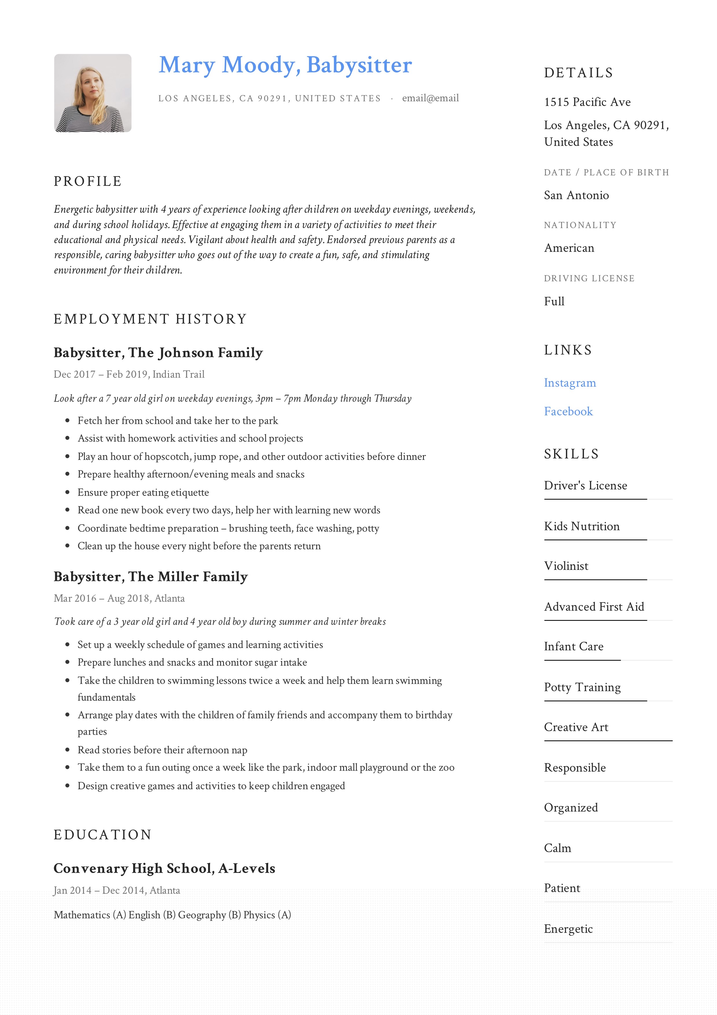 What To Put On A Resume Babysitting: Essential Tips for Aspiring Caregivers