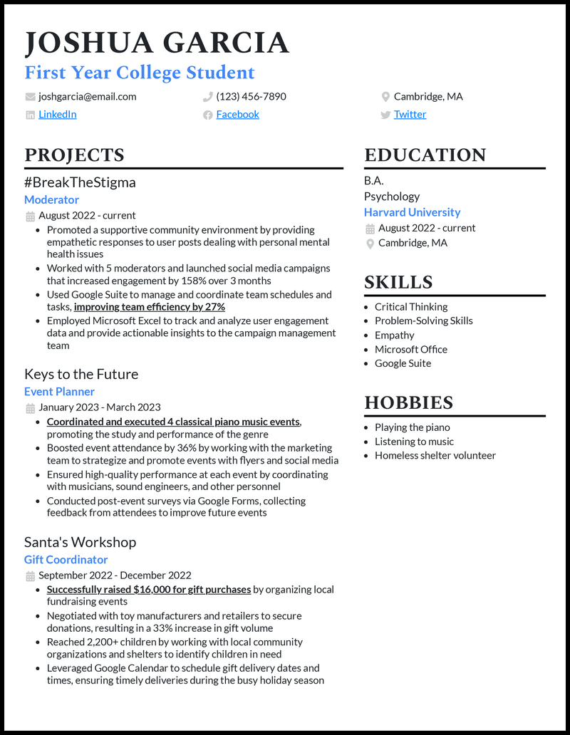 Essential Guide: What To Put On A Resume College Student for Job Success