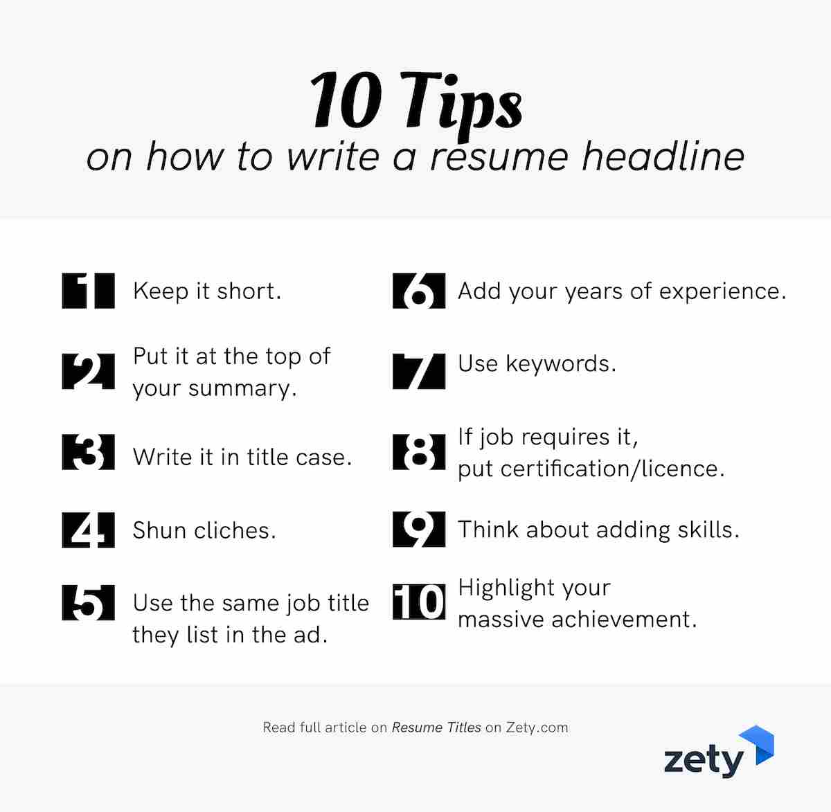 What To Put On A Resume Headline: Crafting the Perfect First Impression