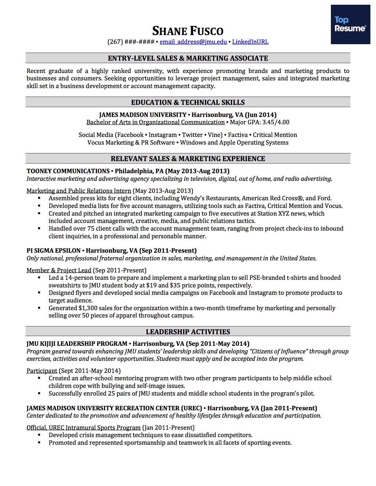 Essential Tips: What To Put On A Resume No Experience