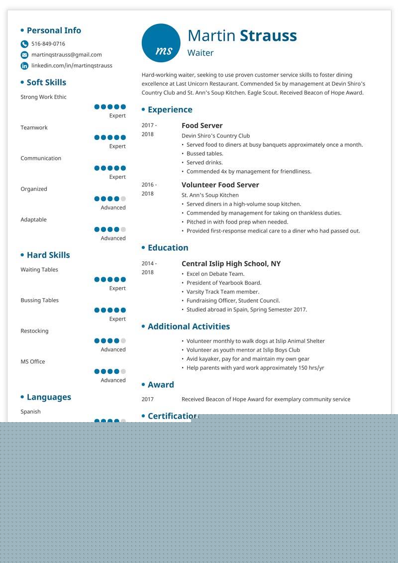 Essential Guide: What To Put On A Resume Teenager