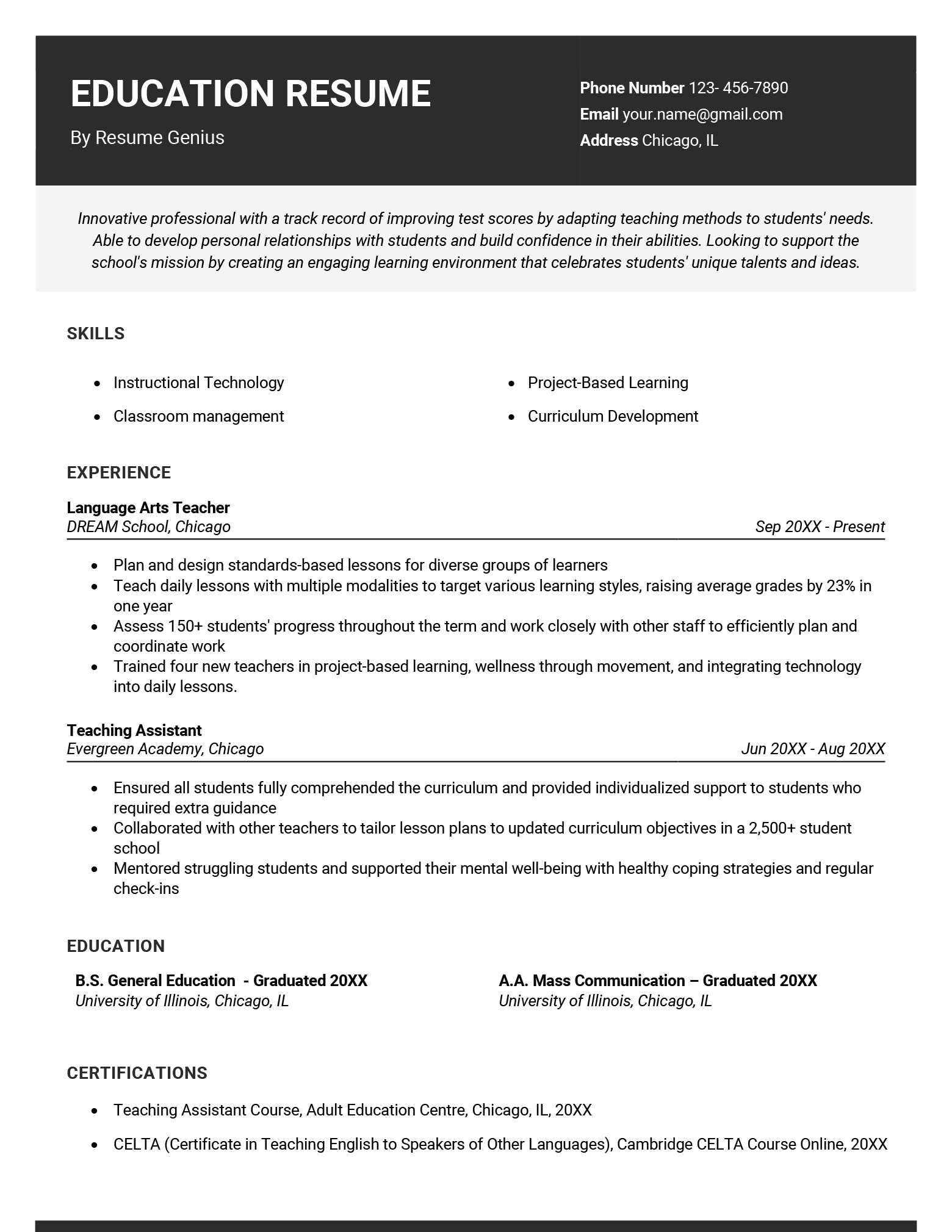 What To Put On A Resume Under Education: A Comprehensive Guide