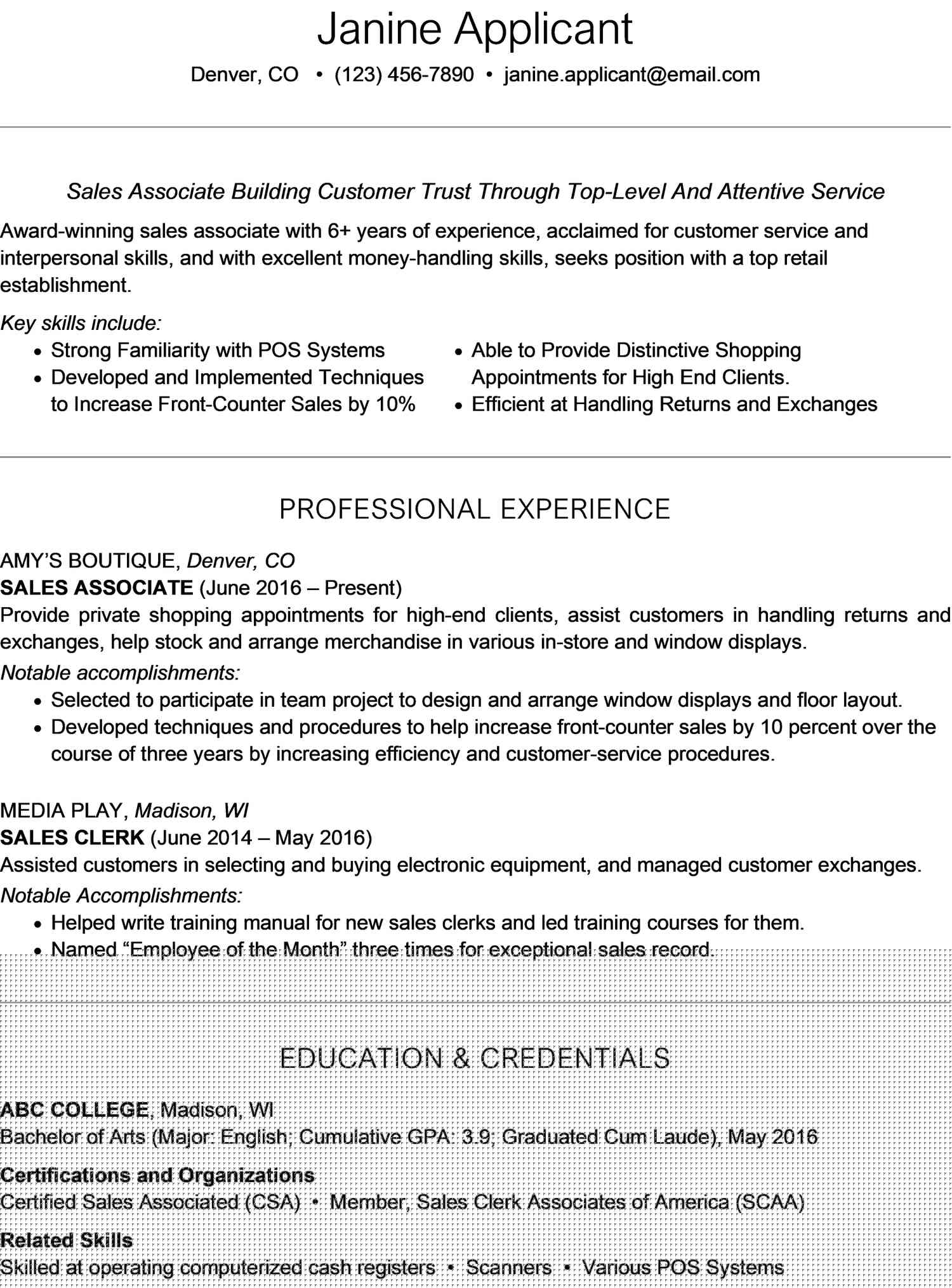 What To Put On A Resume Under Experience: A Comprehensive Guide to Highlighting Your Skills