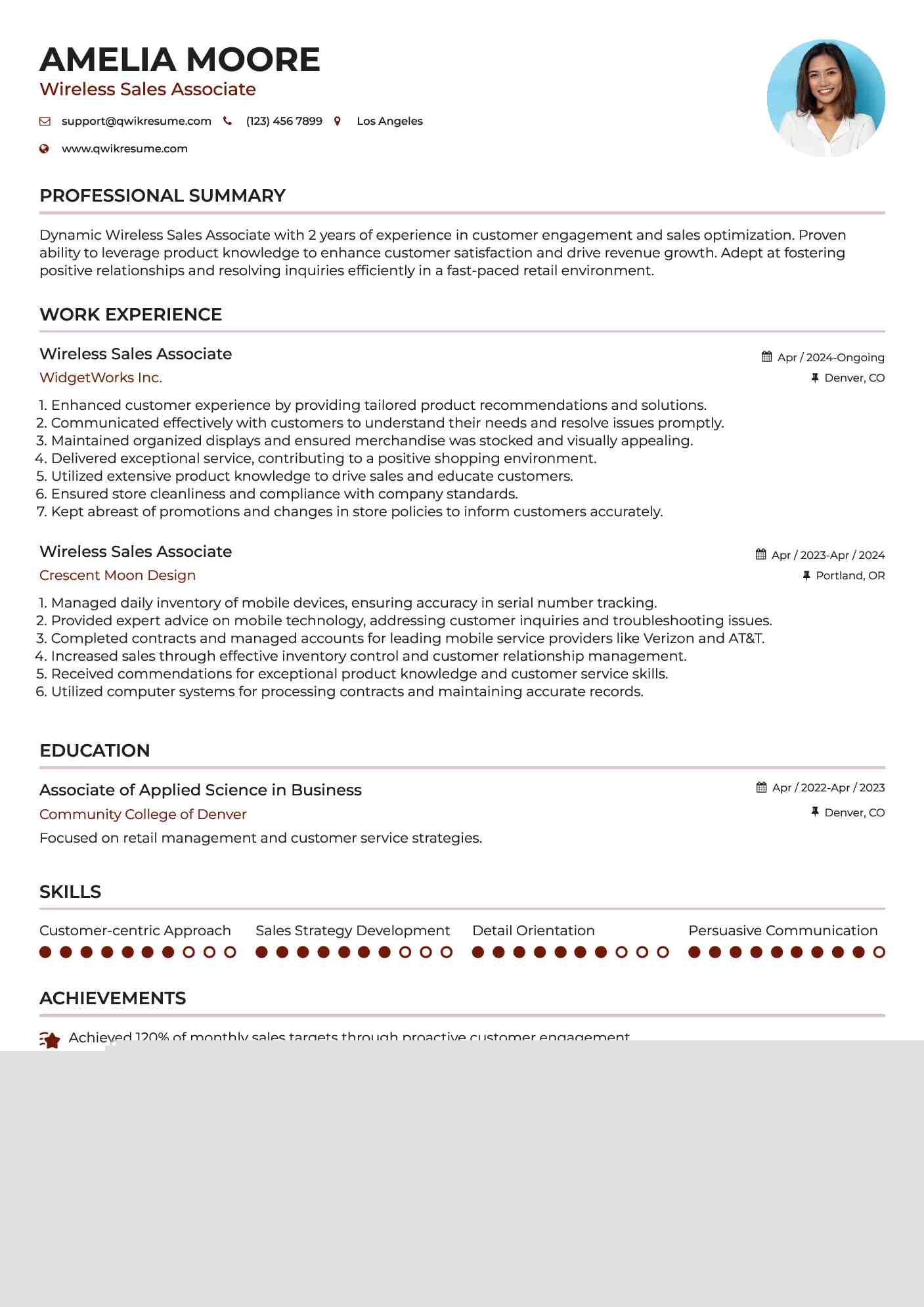 Essential Tips for Crafting a Winning Wireless Sales Associate Resume
