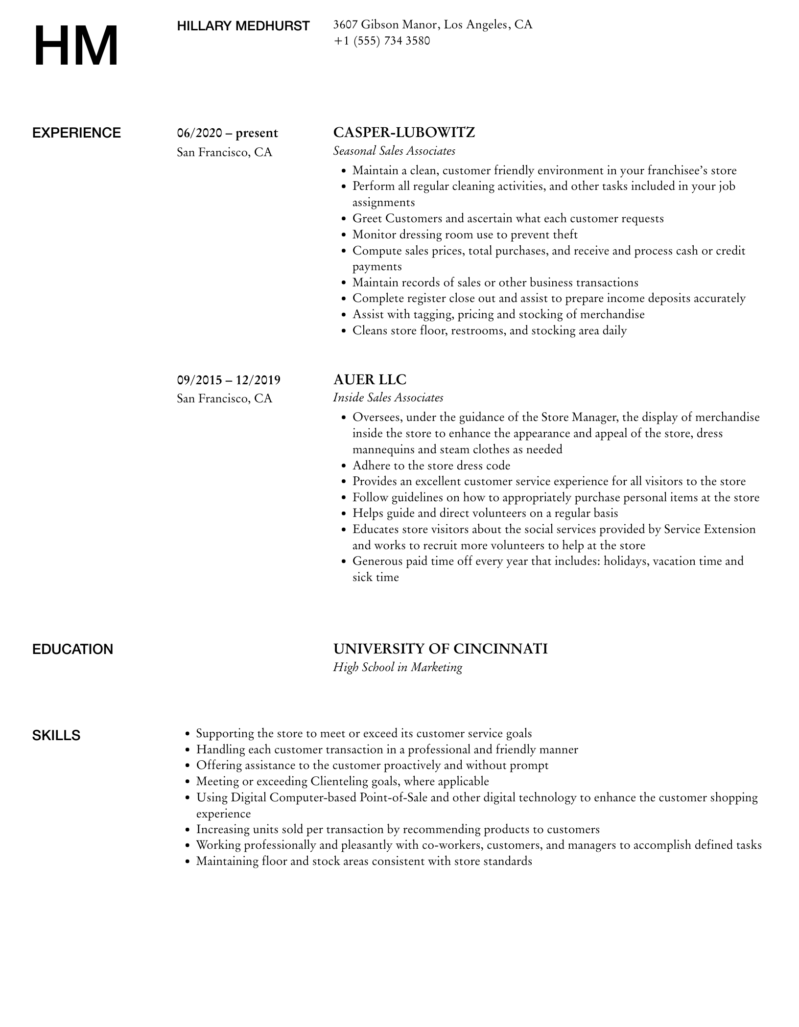 Crafting the Perfect Zara Sales Associate Resume: Tips and Examples